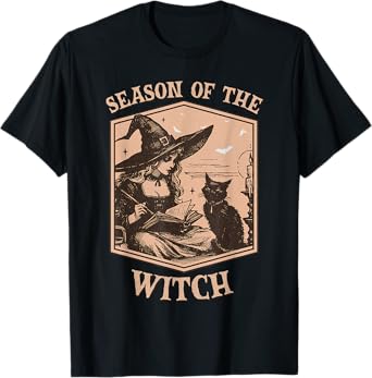 Vintage Book Club Salem 1692 Season Of Witch Halloween T-Shirt