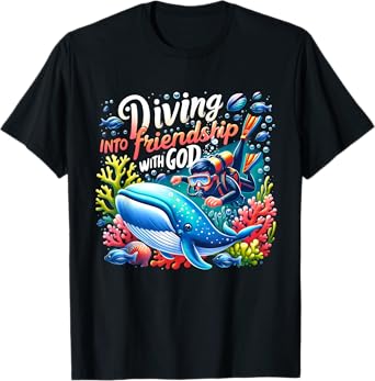 Vacation Bible School Diving Into Friendship God VBS 2024 T-Shirt