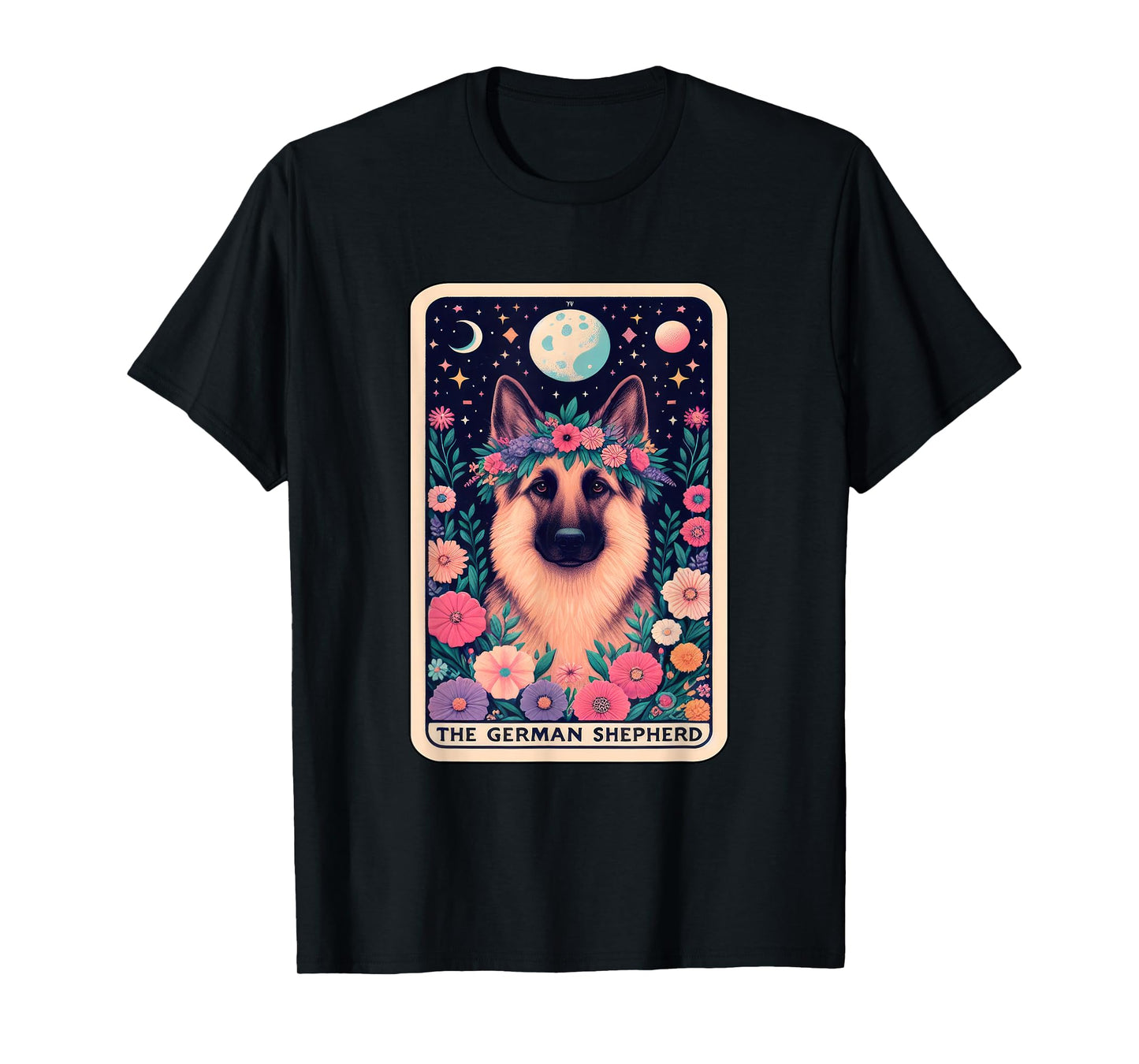 German Shepherd Tarot Card T-Shirt