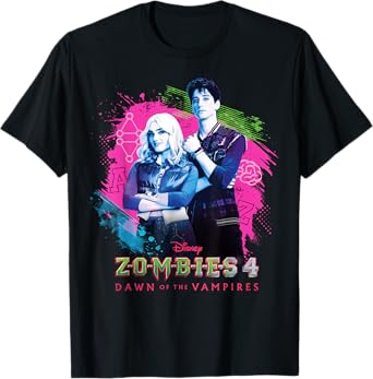 Disney ZOMBIES 4: Dawn of the Vampires Movie Zed & Addison T-Shirt