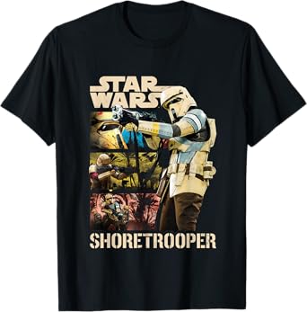 Star Wars Rogue One Shoretrooper Movie Panels T-Shirt