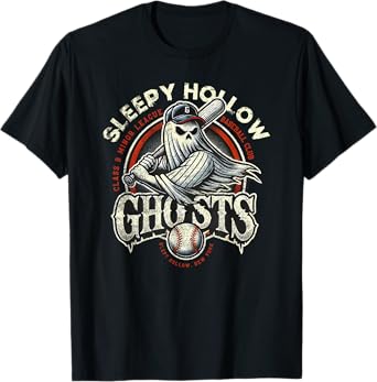 Halloween Sleepy Hollow Ghosts Minor League Baseball T-Shirt