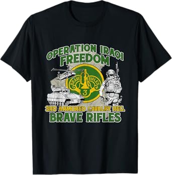 3rd Armored Cavalry Regiment Operation Iraqi Freedom OIF T-Shirt