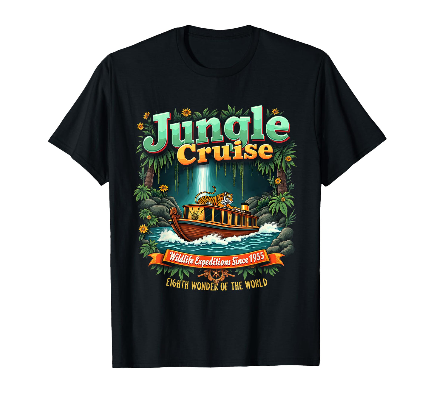 Wildlife Retro VBS 2025 Park Cruise Trip Vintage Jungle T-Shirt