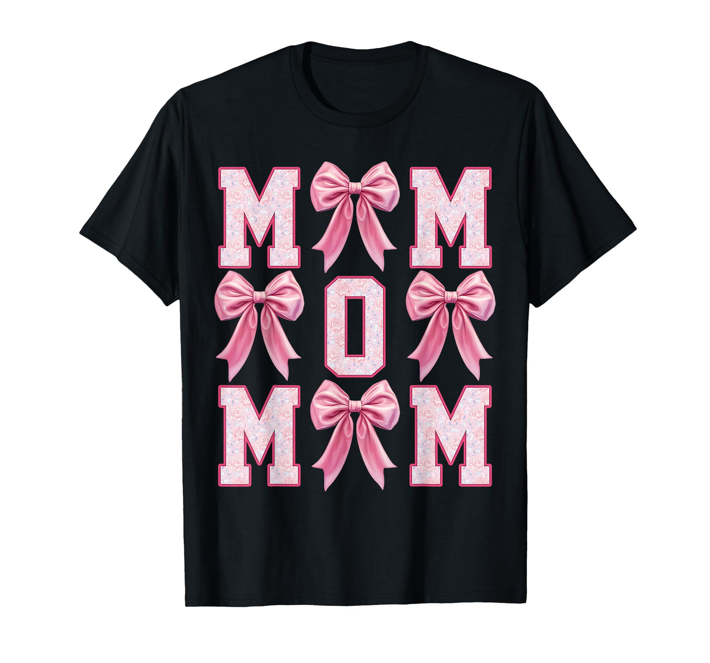 Mom Coquette Pink Bow Floral Mother's Day Mom T-Shirt