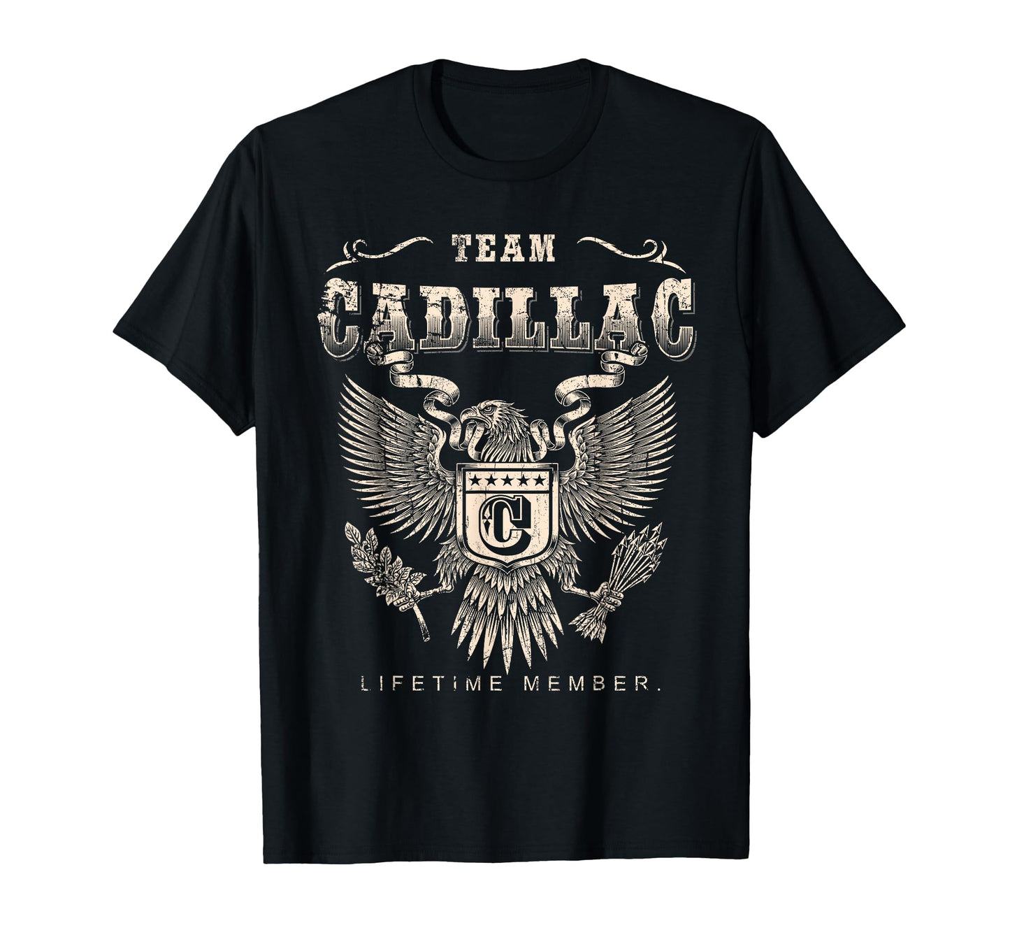 Team Cadillac Lifetime Member - Cadillac Name T-Shirt