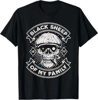 Vintage Generation X - Est 1977 Black Sheep Of My Family T-Shirt