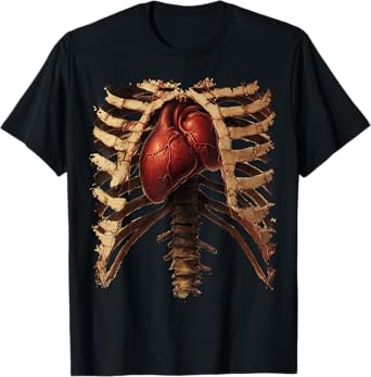 Ribcage with a Heart T-Shirt