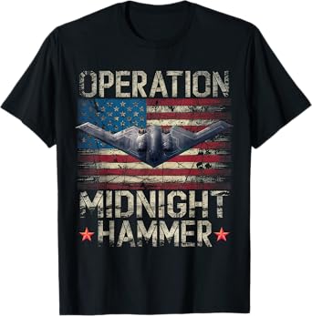 B-2 Stealth Jet Shirt Operation Midnight Hammer T-Shirt