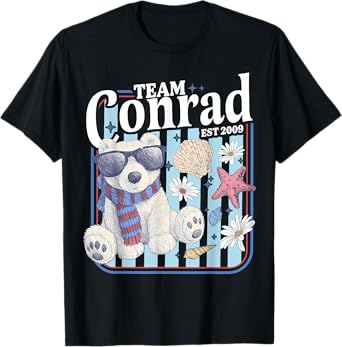 Vintage Team Conrad Funny Bear EST 2009 T-Shirt