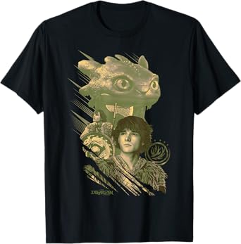 DreamWorks Dragons Hiccup And Toothless T-Shirt