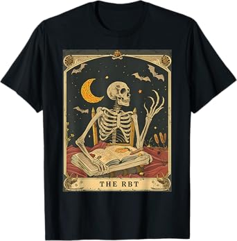 RBT Tarot Card Funny Skeleton Behavior Analyst Halloween T-Shirt