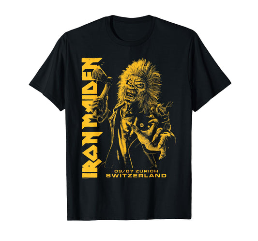 Iron Maiden - Run For Your Lives Tour Zurich T-Shirt