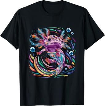 Axolotl Art Aztec Mexican Salamander Mexico Cinco De Mayo T-Shirt