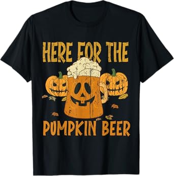 Retro Here for The Pumpkin Beer Festival Drinking T-Shirt