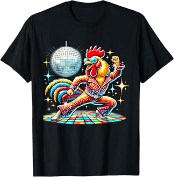 Aesthetic Rooster Disco T-Shirt