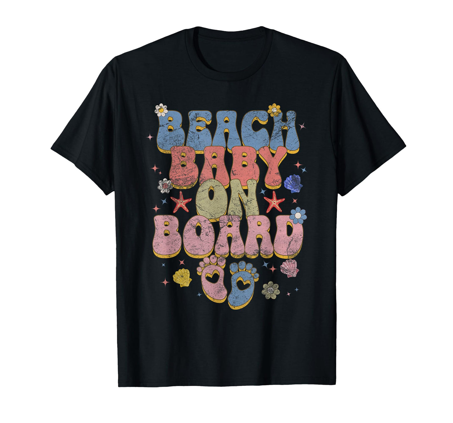 Cruise Trip Pregnancy Baby Shower Beach Baby On Board Outfit Men Women Kids T-Shirt