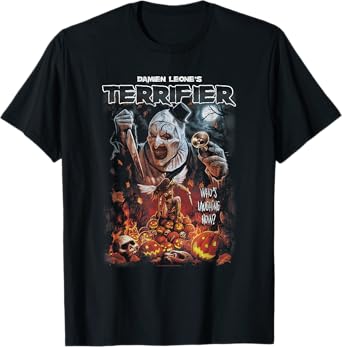 Terrifier Art the Clown Halloween Poster Horror Movie T-Shirt