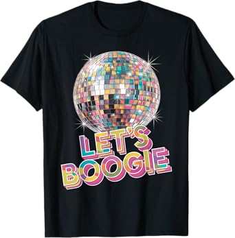 Disco Ball Vintage Retro let's boogie fever discoball party T-Shirt