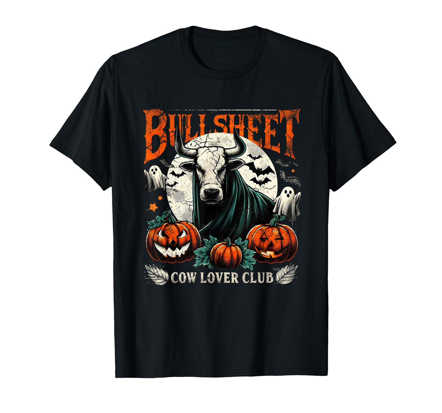 Funny Halloween Cow Ghost Pun for Farm Lovers T-Shirt