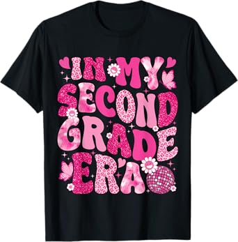 In My Second Grade Era Teachers Women Back To School Girls T-Shirt