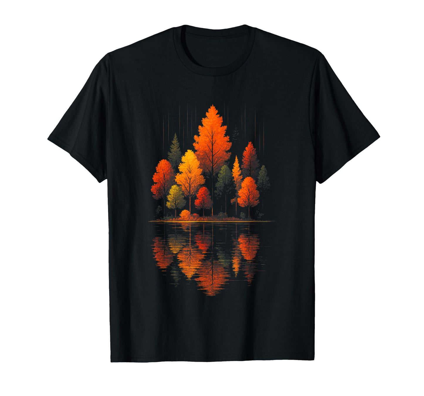 Autumn Trees - Forest Landscape Wildlife T-Shirt