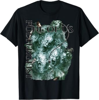 Apocalypse the Risen from Rusted Portal Games Poltergeist Ghost T-Shirt - Unisex Adults, Black, Small, Short Sleeve