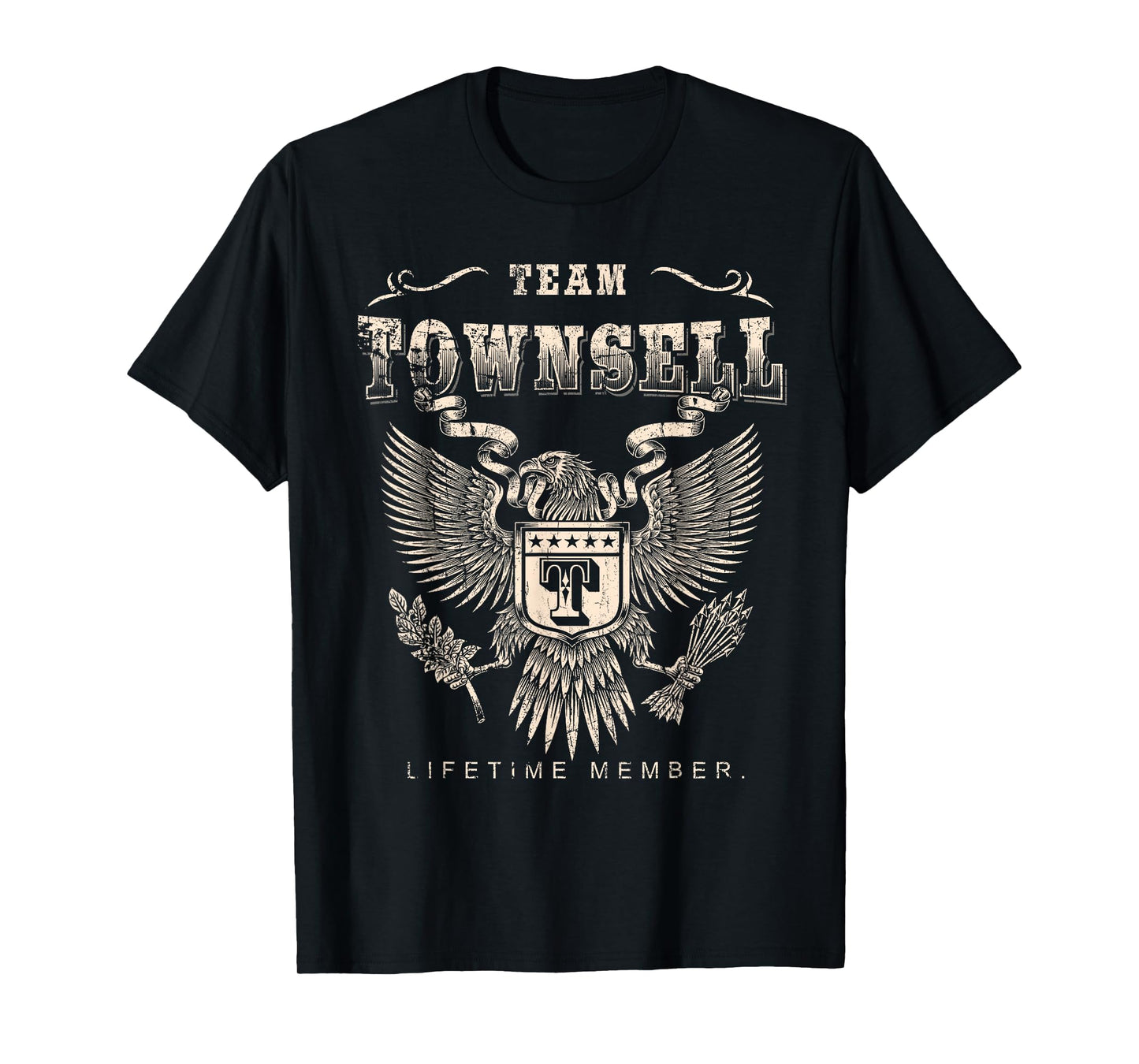 Team Townsell Lifetime Member - Townsell Name T-Shirt