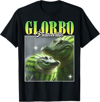 Glorbo Fruttodrillo Funny Italian Brainrot Meme Humor Gen Z T-Shirt
