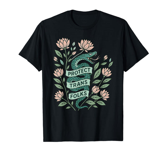 Retro Protect Trans Folks Pride Trans Right LGBT T-Shirt