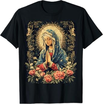 Vintage Virgin Mary Art T-Shirt