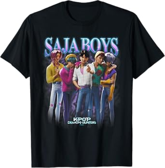 KPop Demon Hunters Saja Boys Heartthrob Officially Licensed T-Shirt