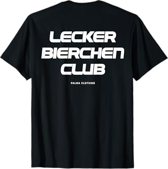 Tasty Beer Club Palma Clothing Beer Malle Mallorca Back T-Shirt