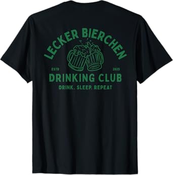 Delicious Beer Drinking Club | Malle Daydrinking Backprint T-Shirt