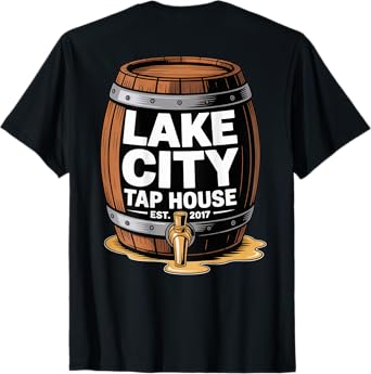 Lake City Tap House Est. 2017 Brewery Logo Beer Enthusiast T-Shirt