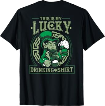 this is my lucky drinking shirt St Patricks Day T-Shirt