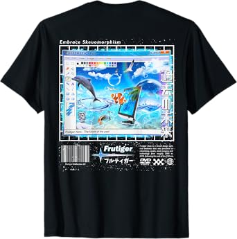 Frutiger Aero Fashion (Backprint) Vaporwave T-Shirt