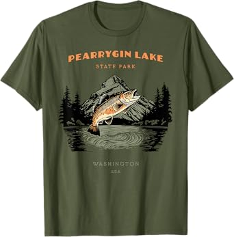 Pearrygin Lake State Park Washington Retro Vintage T-Shirt