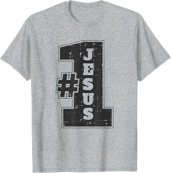 Jesus The Number One | Cool Christian Jesus Vintage T-Shirt