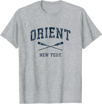 Orient New York Vintage Nautical Paddles Sports Oars T-Shirt