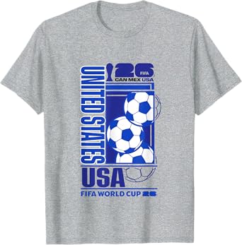 FIFA WORLD CUP26 USA Host Country Football T-Shirt