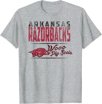 Arkansas Razorbacks Vintage Brush Officially Licensed T-Shirt
