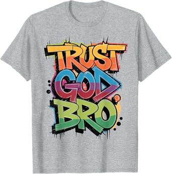 Youth Trust God Bro Funny Christian Boy Son Brother Toddler T-Shirt