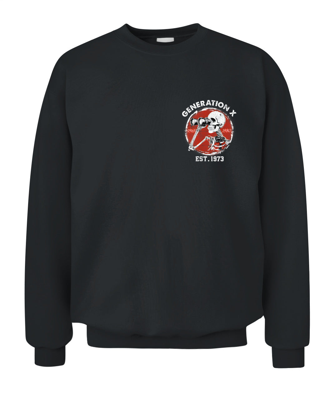 Oh Look Nobody Gives A Shit Skeleton Est 1973 Gen X T-Shirt