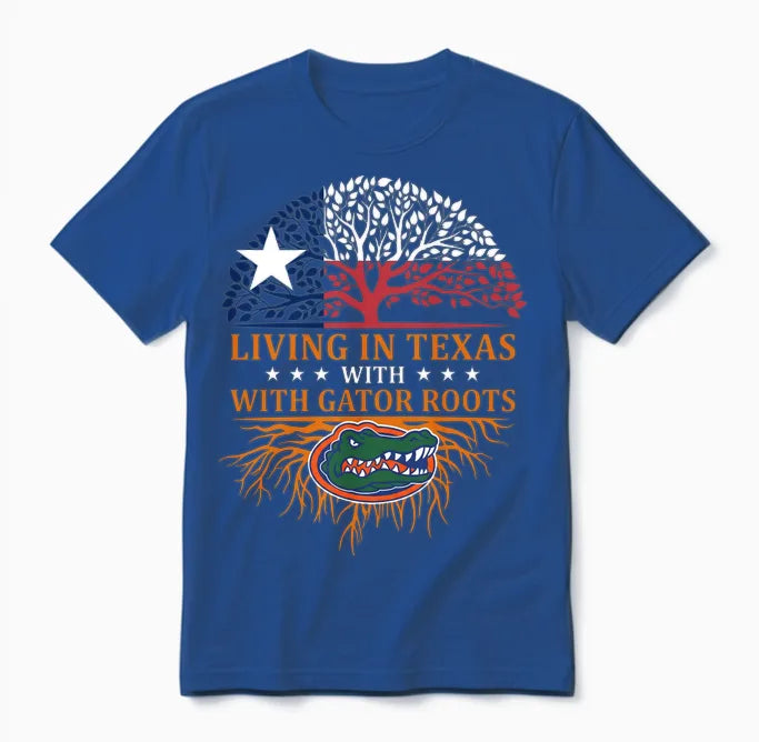 Living in Texas... Gator Roots Orange
